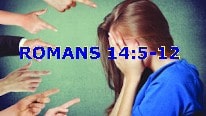 Romans 14:5-12